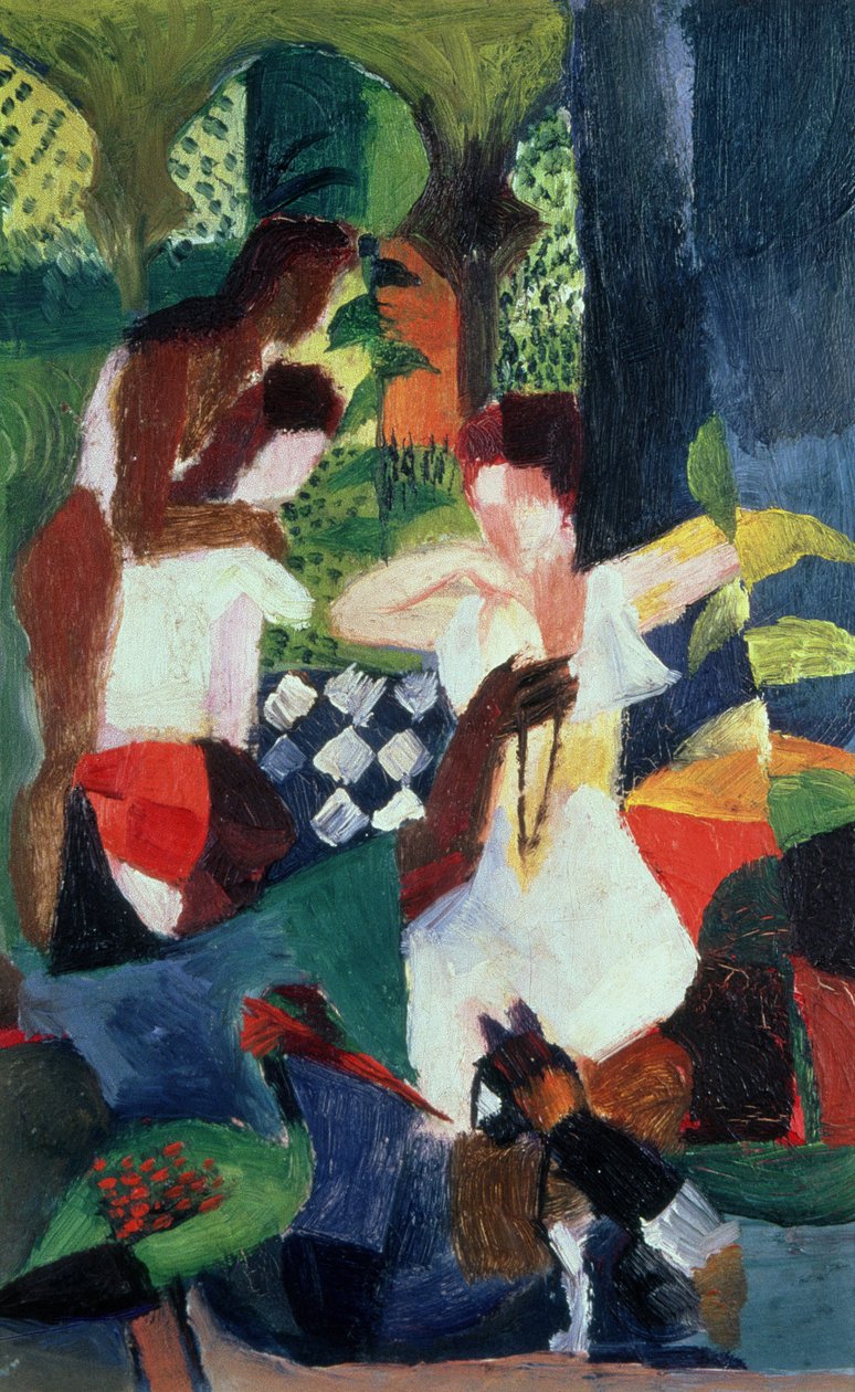 A török ékszerész alkotó: August Macke