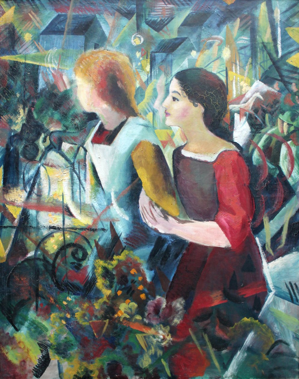 Két lány alkotó: August Macke