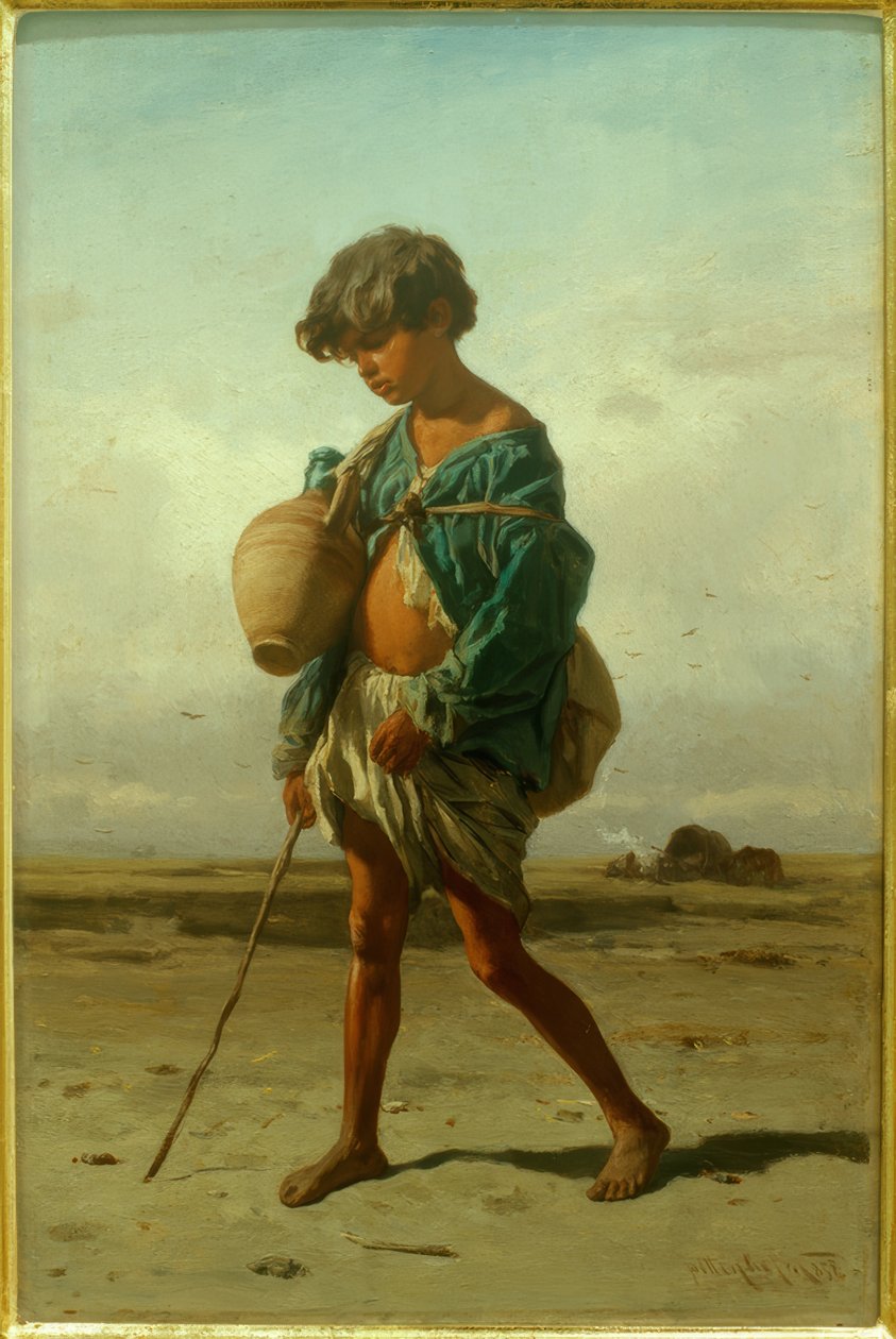cigány fiú alkotó: August von Pettenkofen