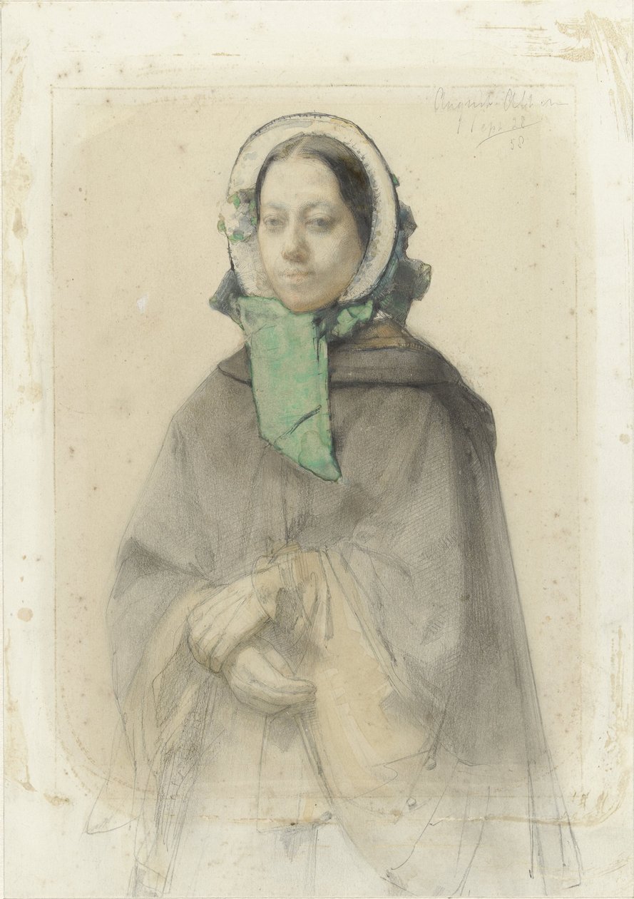 Theresia A. A. Allebé portréja alkotó: August Allebe
