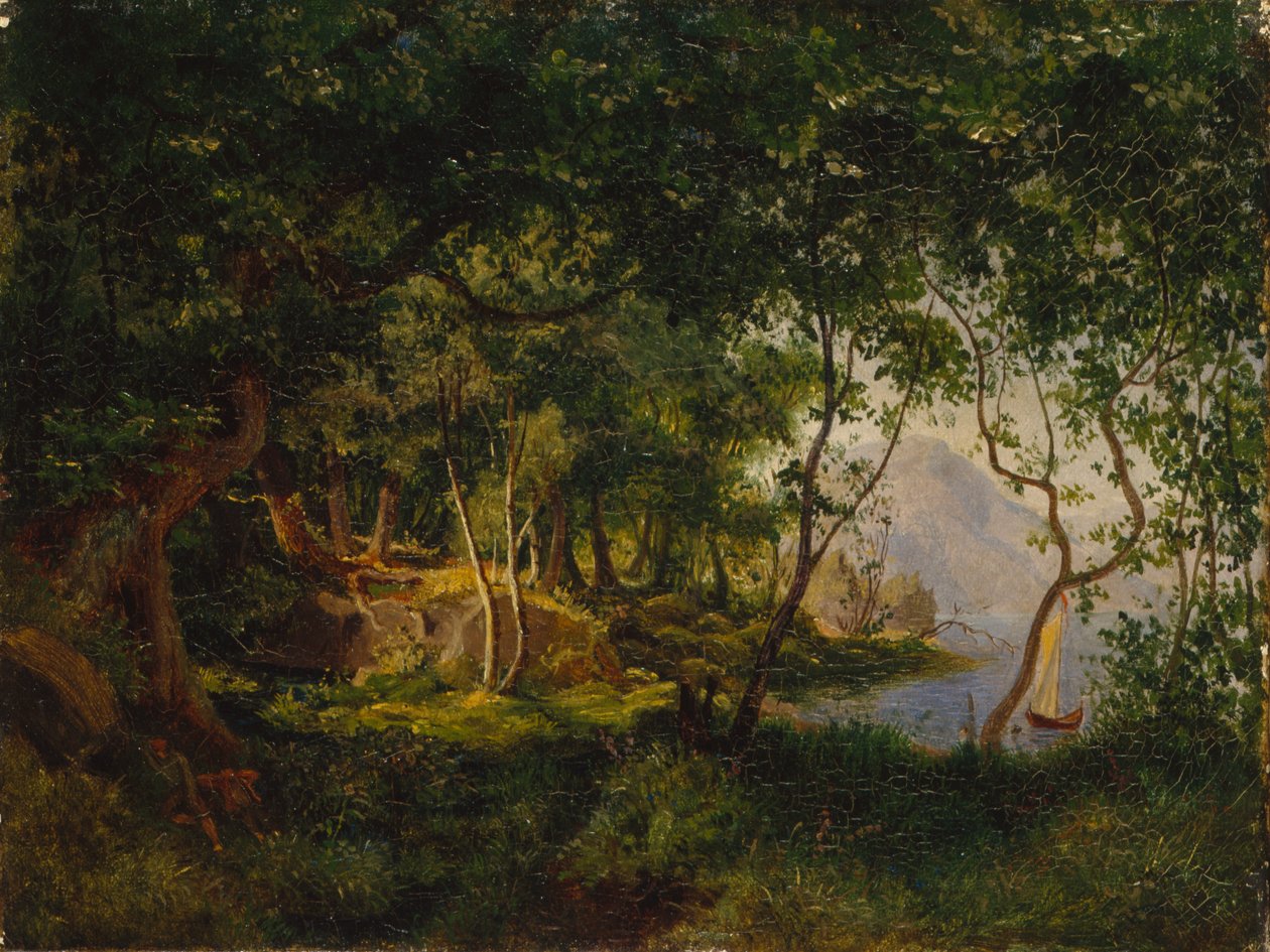 Tájtanulmány alkotó: August Cappelen