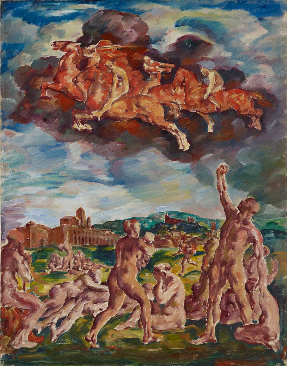 Az Apokalipszis lovasai, 1917 alkotó: August Deusser