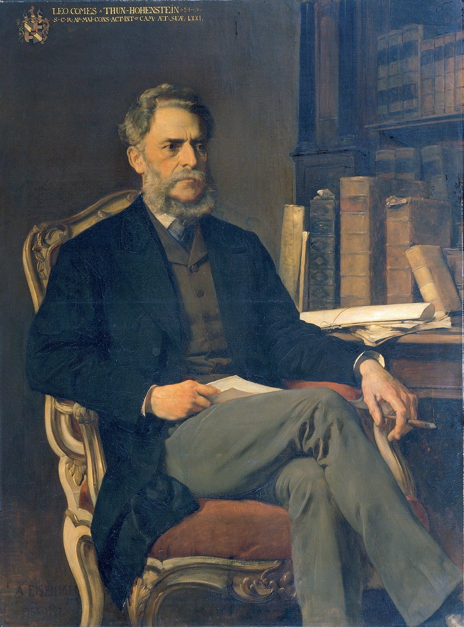 Leo gróf Thun-Hohenstein alkotó: August Eisenmenger