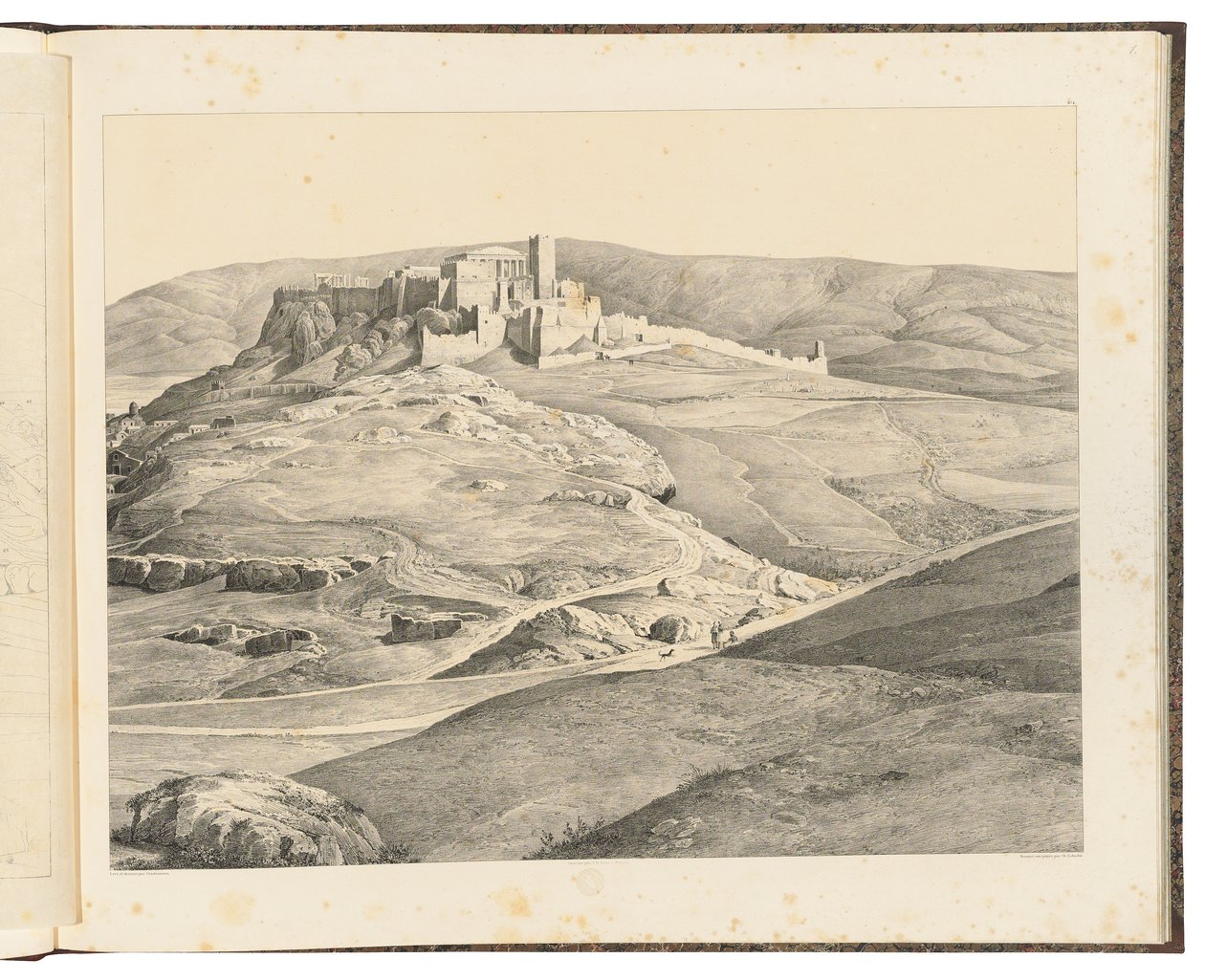 Athén a Nimfák dombjáról nézve, 1841 alkotó: August Ferdinand Stademann