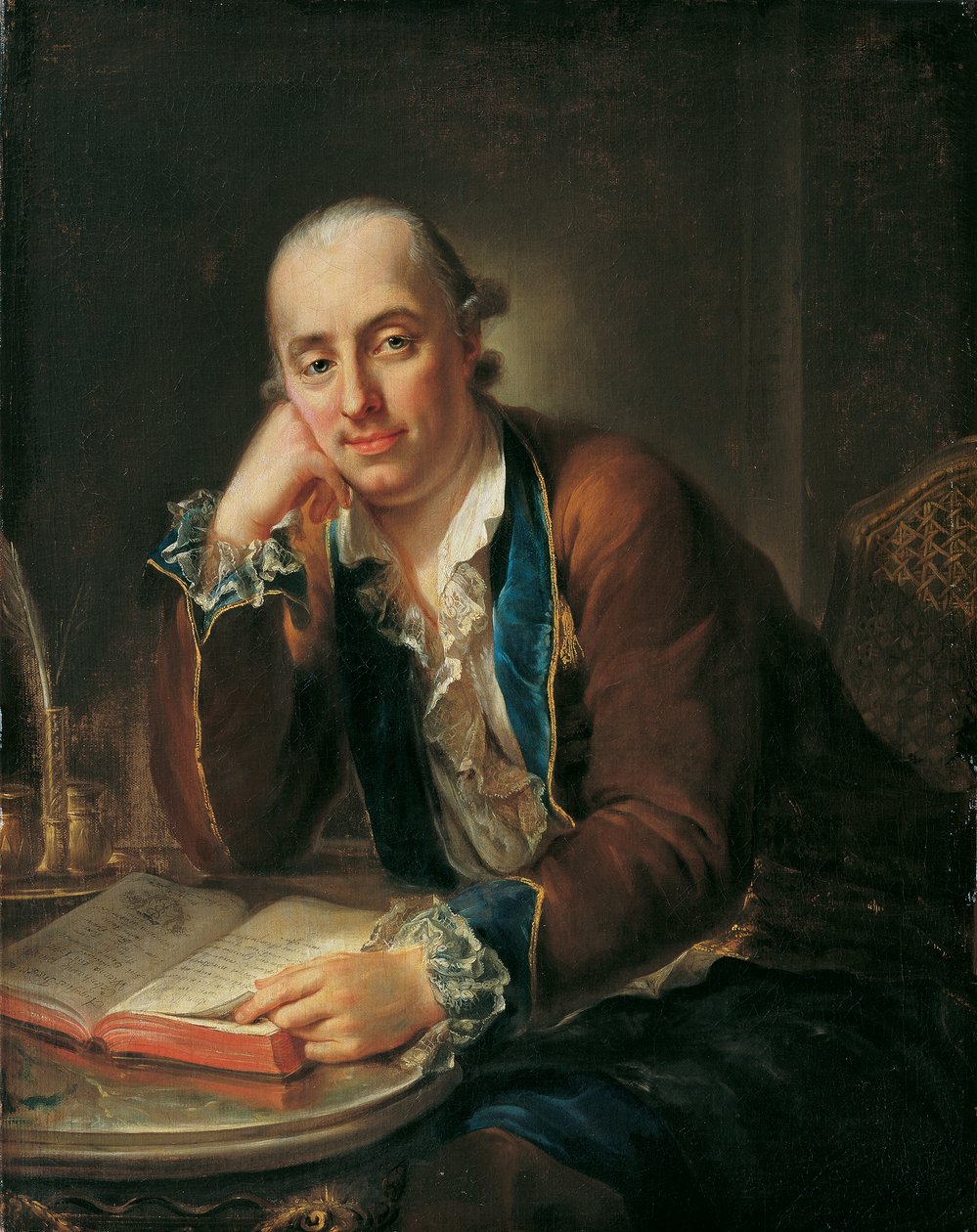 Johann Nepomuk humbourgi császári lovag alkotó: August Friedrich Oelenhainz