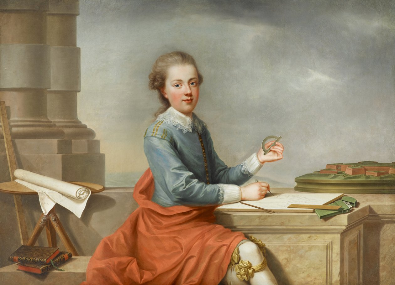 József Fülöp liechtensteini herceg (1762-1802) alkotó: August Friedrich Oelenhainz