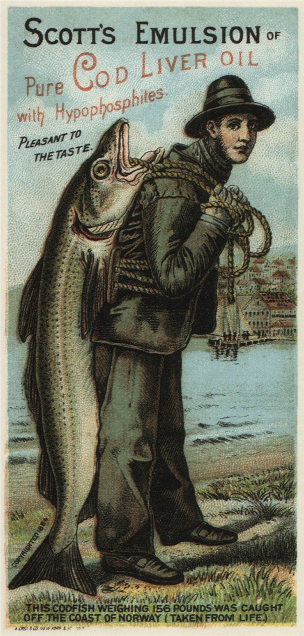 Scott emulziója, 1880 alkotó: August Gast