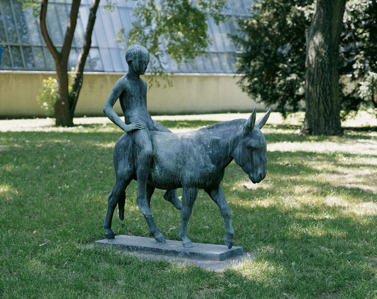 A nagy szamárlovas alkotó: August Gaul