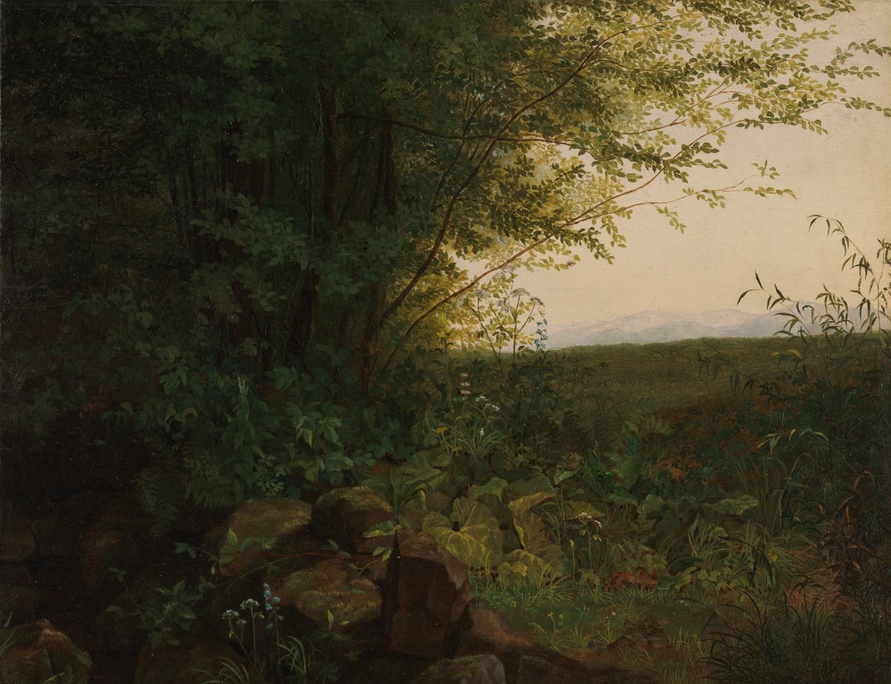 Az erdő szélén kb. 1820. alkotó: August Heinrich