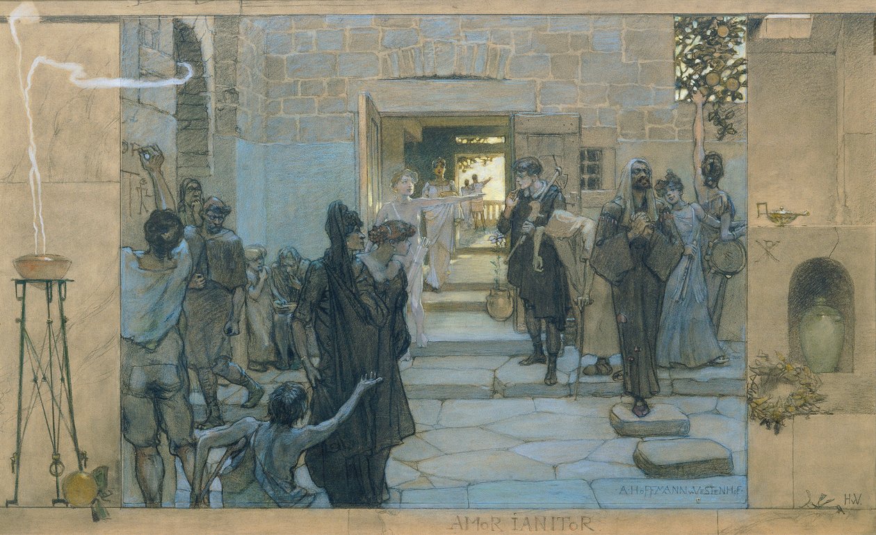 A portás szerelem alkotó: August Hoffmann von Vestenhof