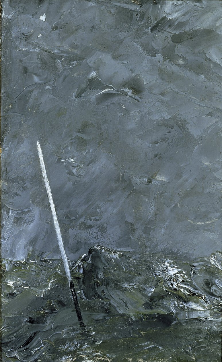 Viharos tengeri bója felső jelzés nélkül, 1892 alkotó: August Johan Strindberg