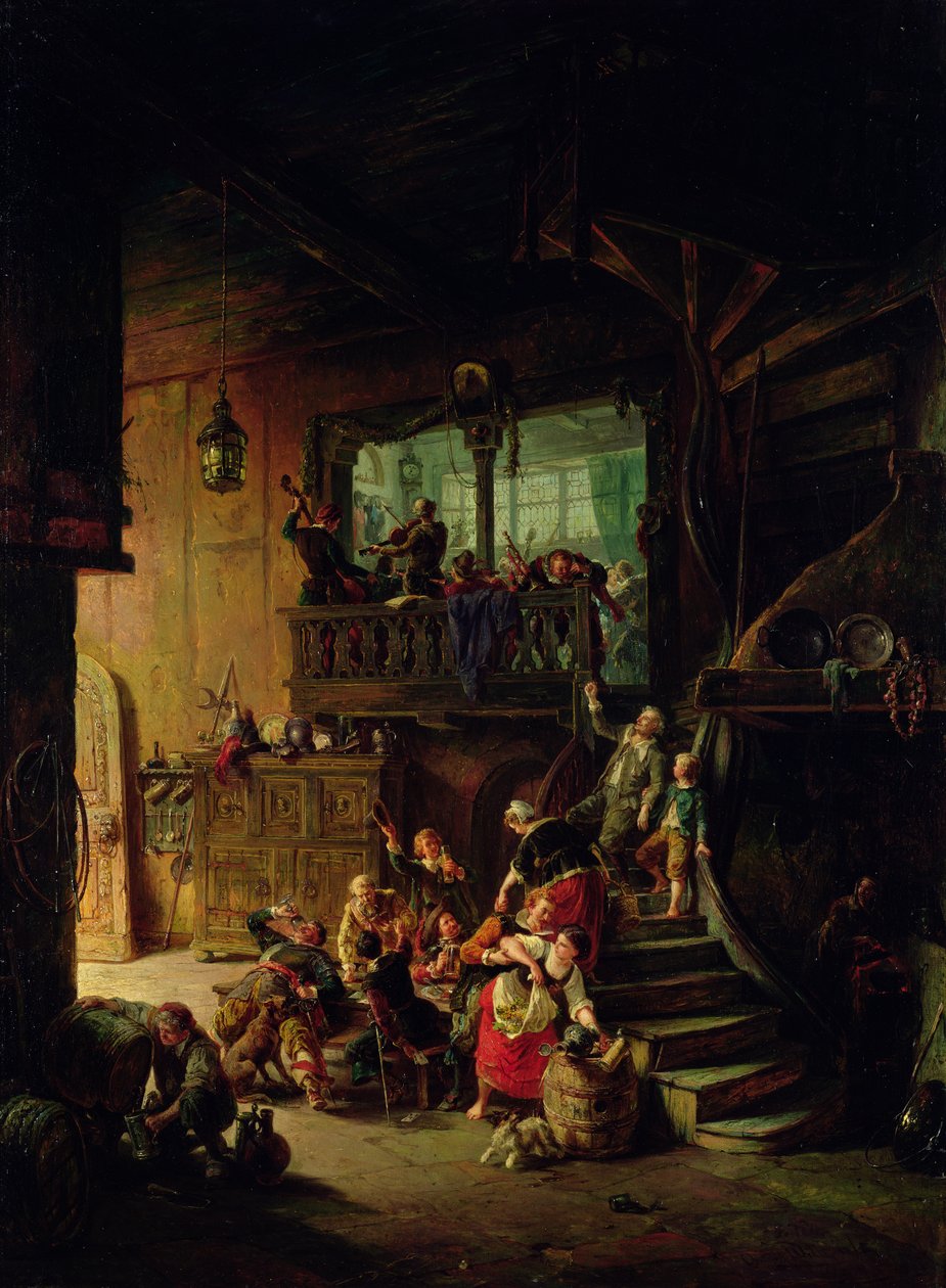 Szállói élet, 1865 alkotó: August Levin von Wille