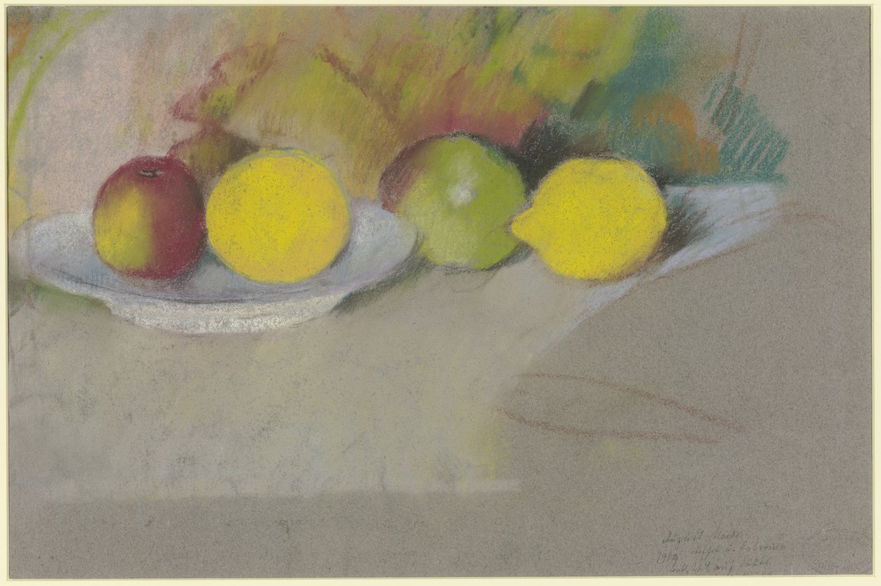 Alma és citrom alkotó: August Macke