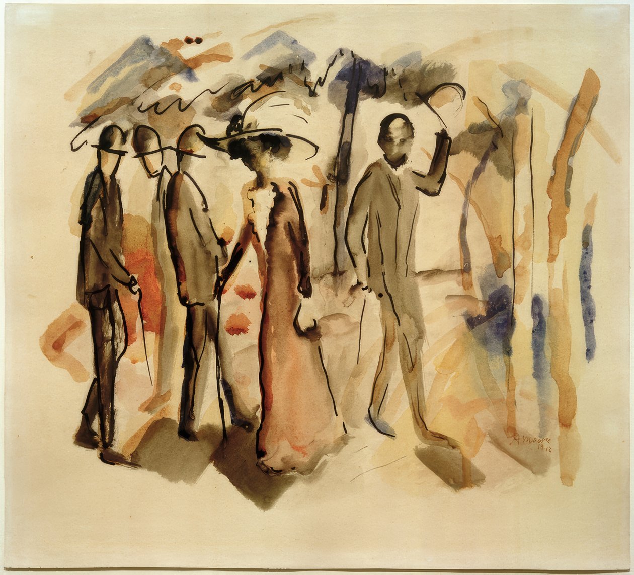 találkozás alkotó: August Macke