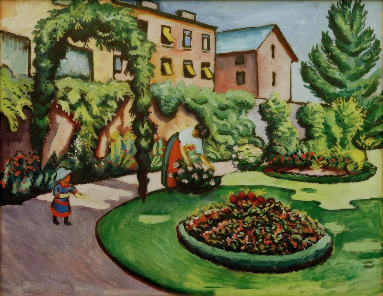 A bonni Macke’sche kertben alkotó: August Macke