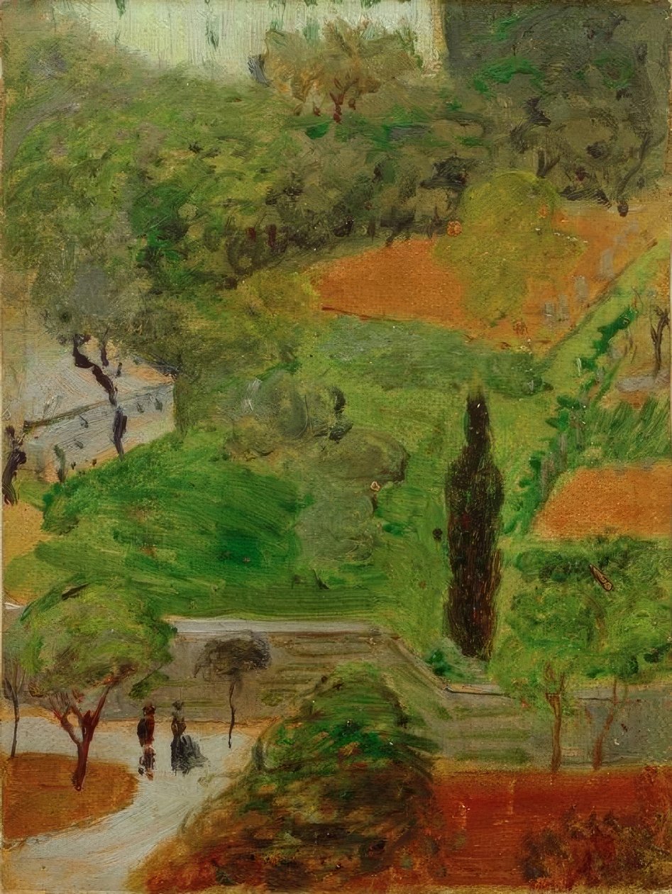 Emlék az olasz utazásról alkotó: August Macke