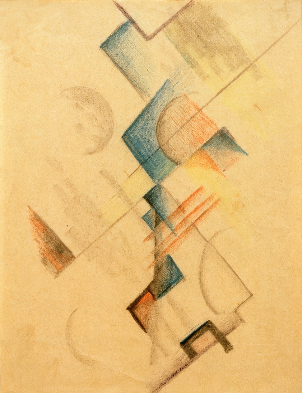 Színes formák (absztrakt formák) alkotó: August Macke
