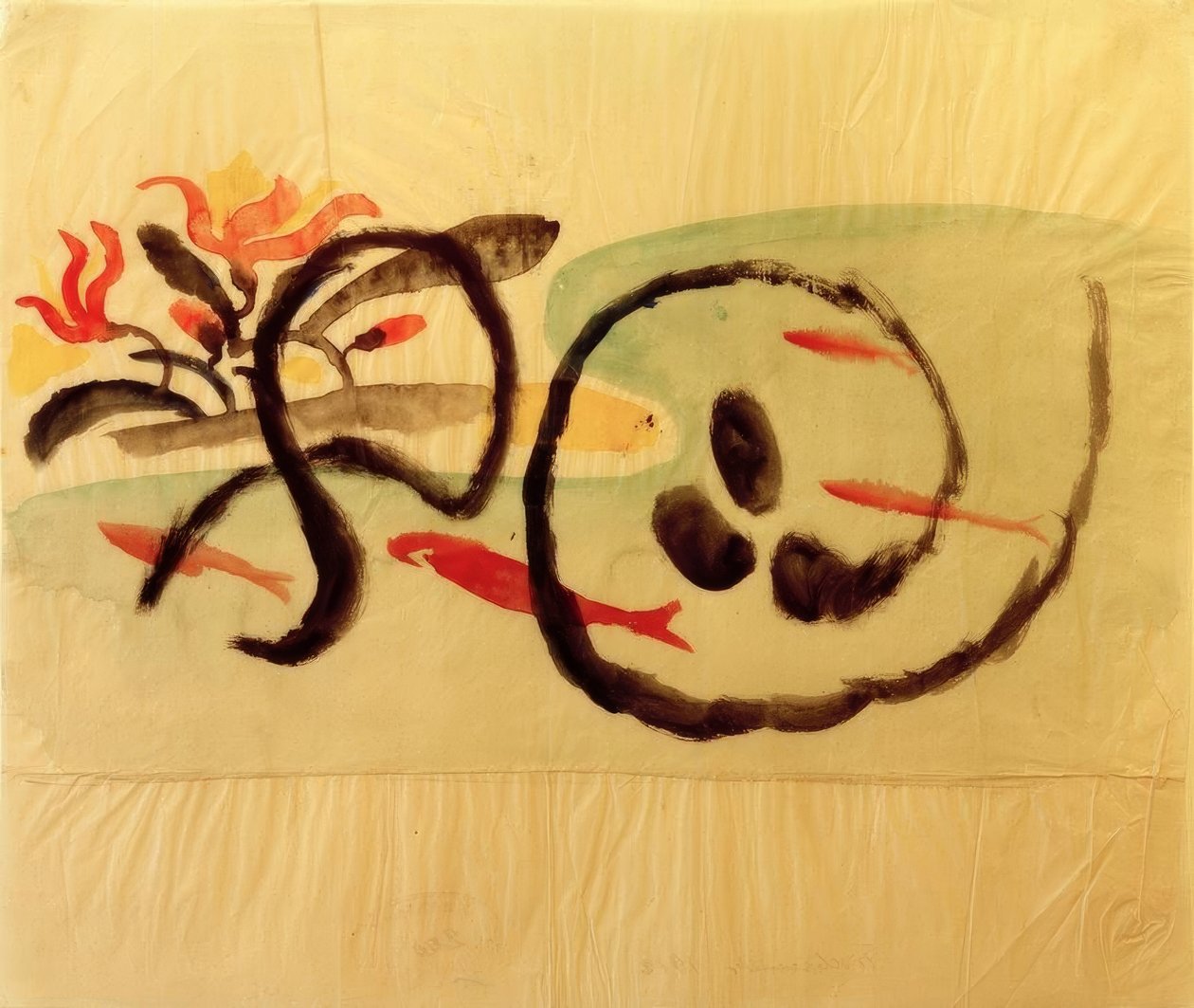 Halmintás, dizájn hímzéshez alkotó: August Macke