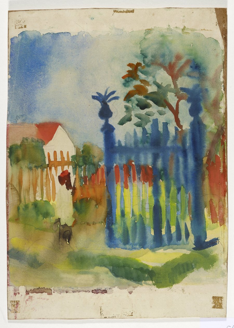 kertkapu alkotó: August Macke