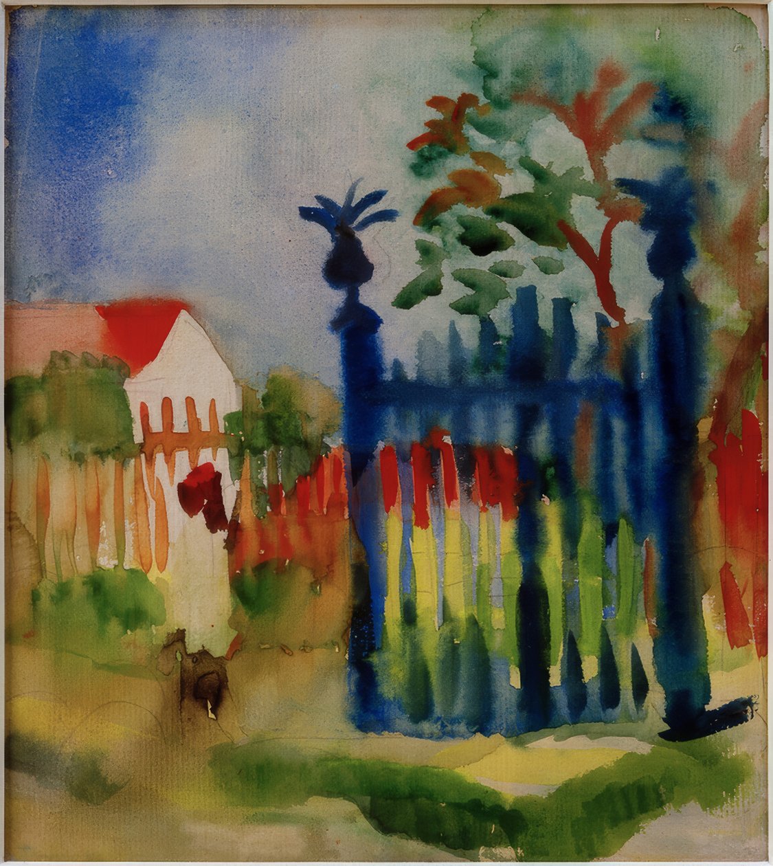 Gartentor alkotó: August Macke