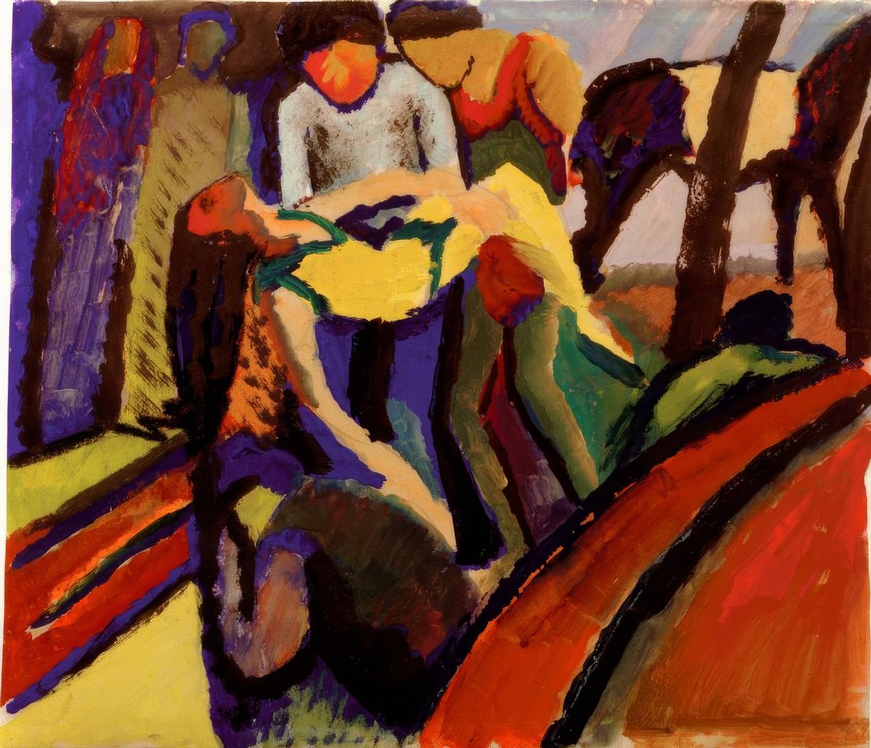 Összeomlott alkotó: August Macke