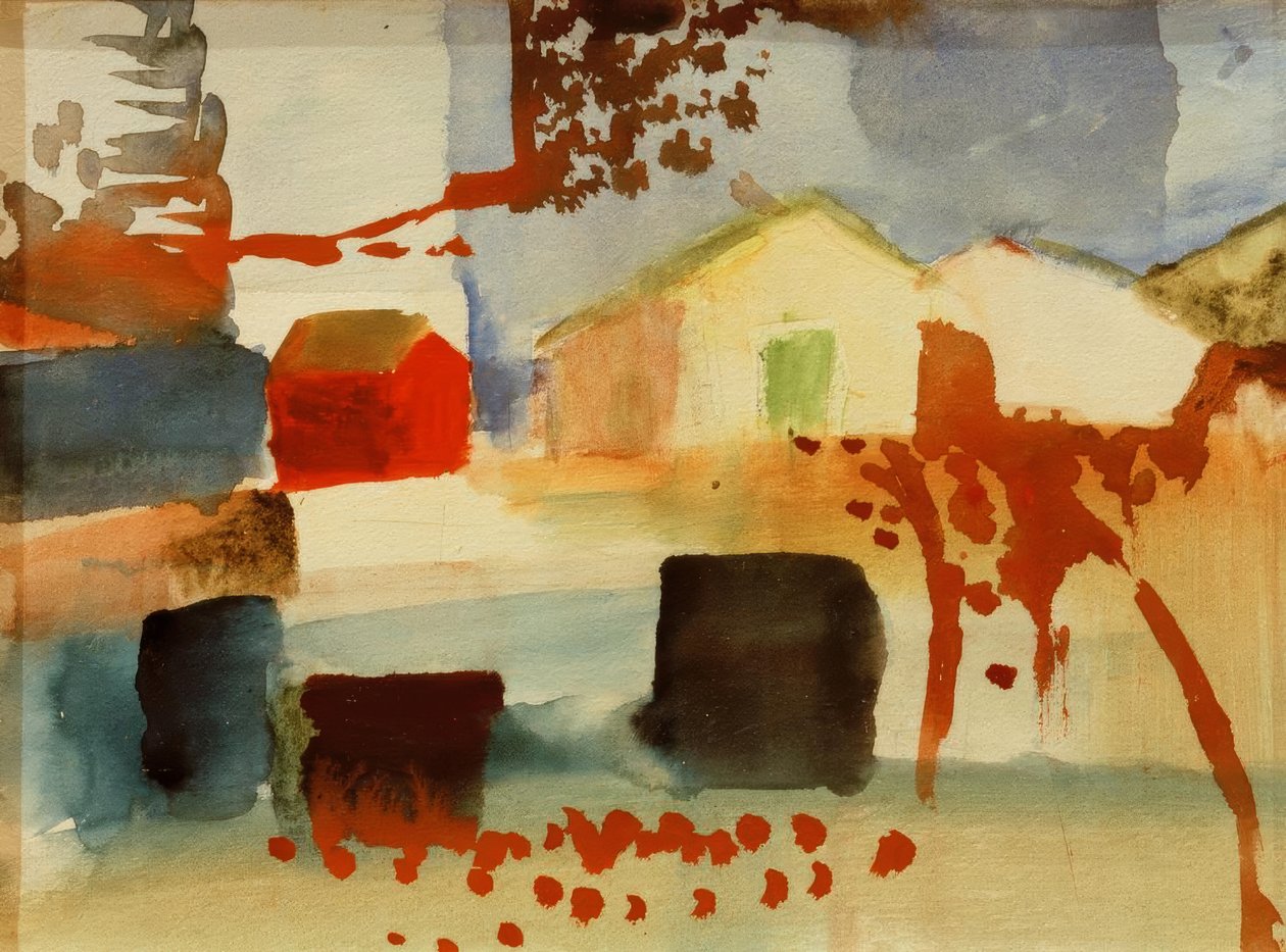 Házak alkotó: August Macke