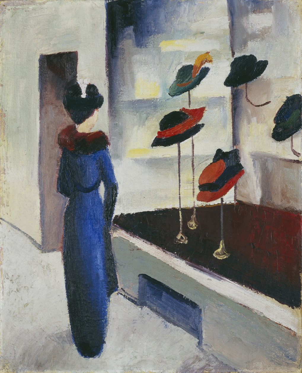 Kalapüzlet, 1913 alkotó: August Macke
