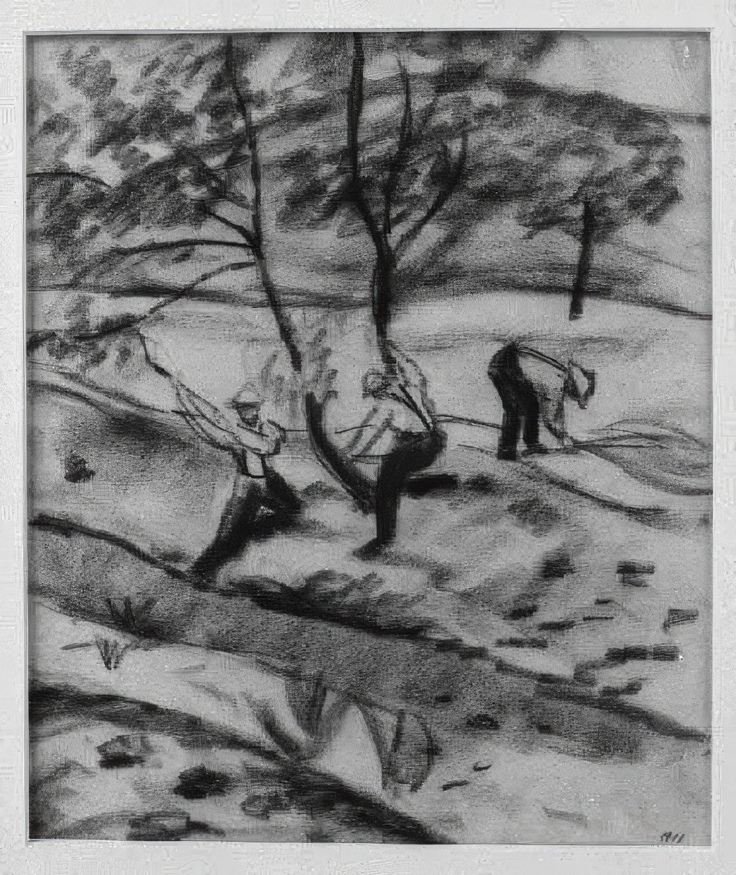 Favágó Kandernben alkotó: August Macke
