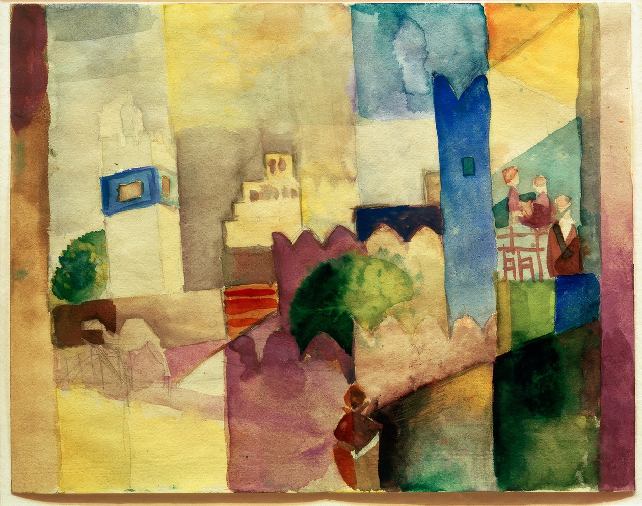 Kairouan III alkotó: August Macke