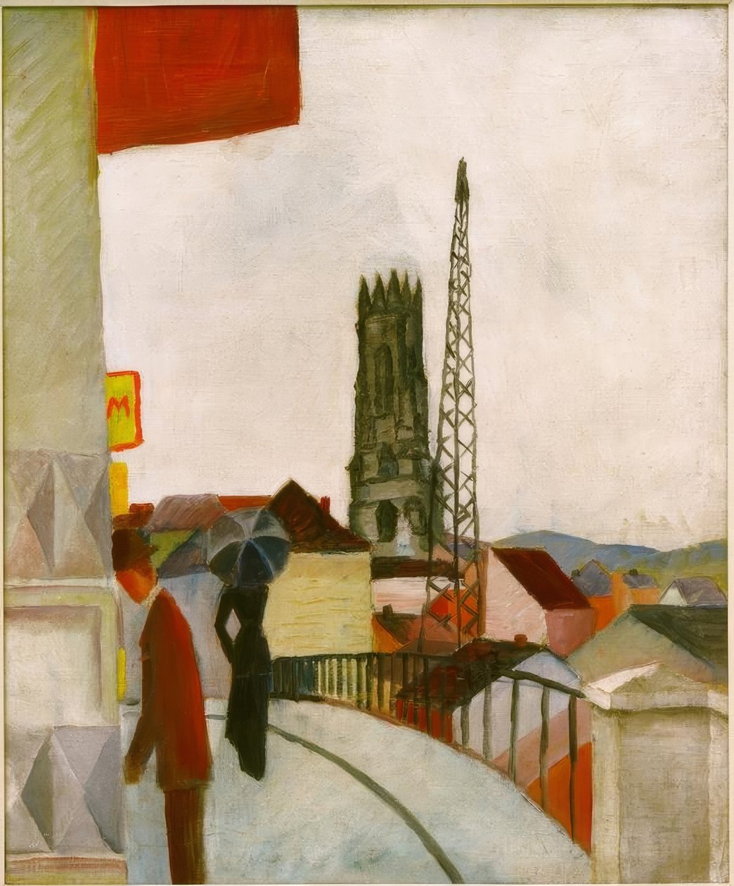 Fribourg katedrális Svájcban alkotó: August Macke