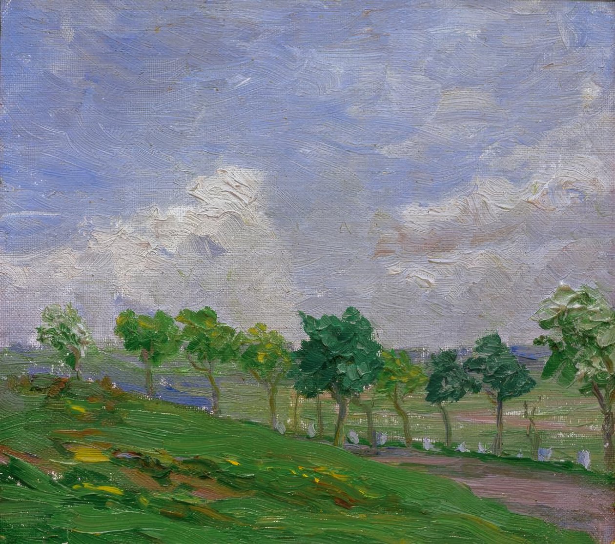 Táj Kandern közelében alkotó: August Macke
