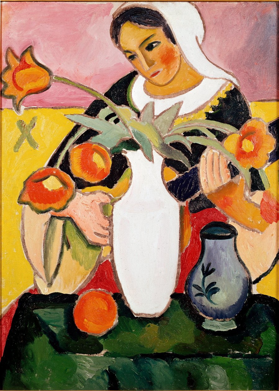 Lantos August Macke (1887-1914) festménye 1910 Párizs, modern művészeti galéria alkotó: August Macke