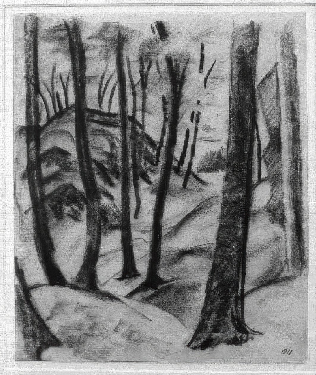 Motívum a Wolfsschluchtból alkotó: August Macke
