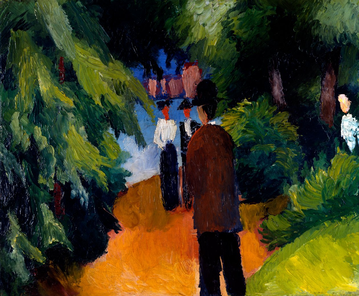 Park tóval alkotó: August Macke