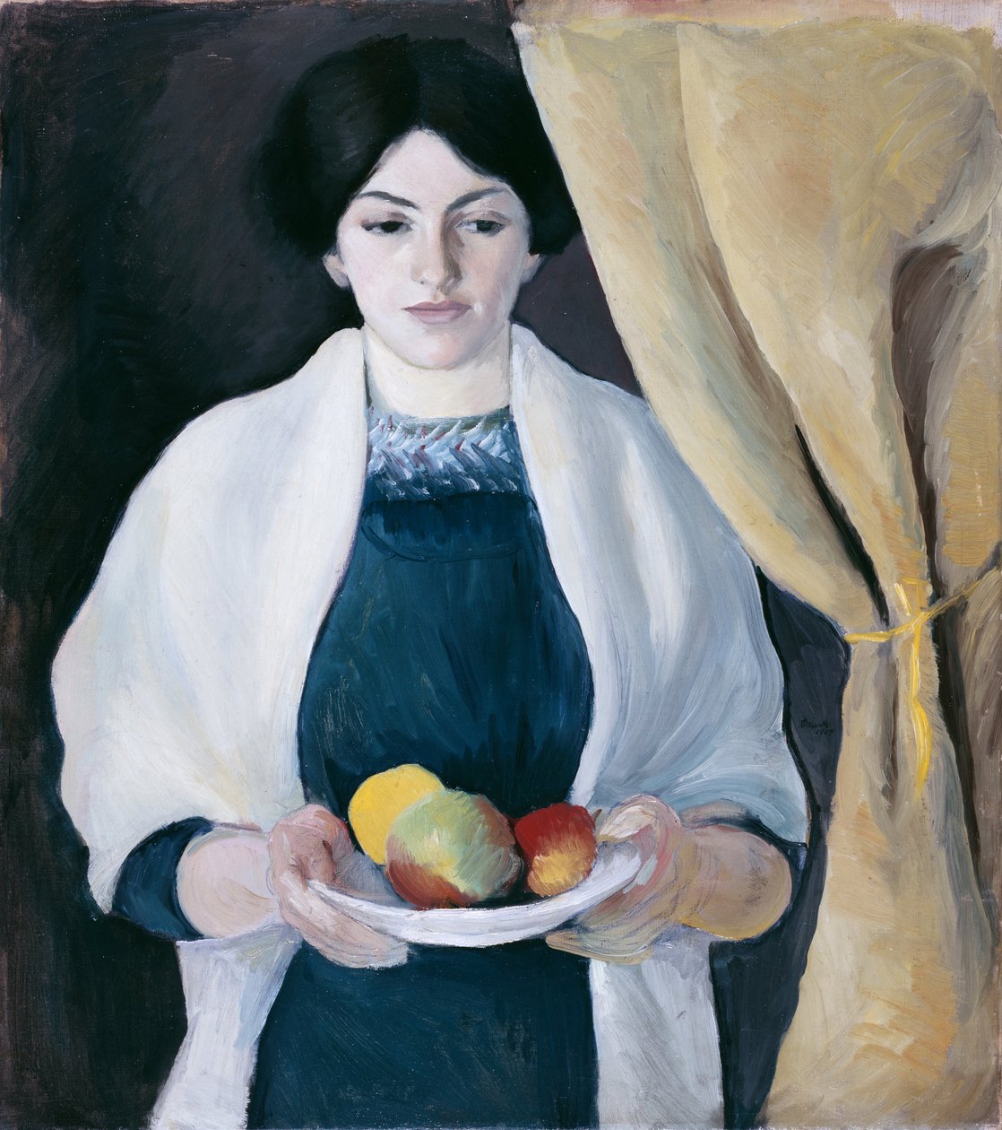 Portré almákkal alkotó: August Macke