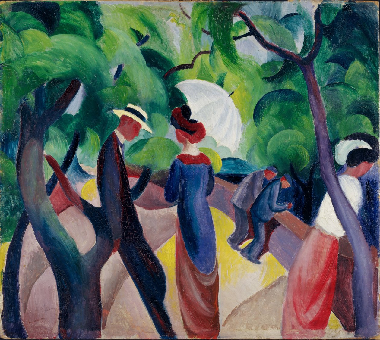 Promenád alkotó: August Macke