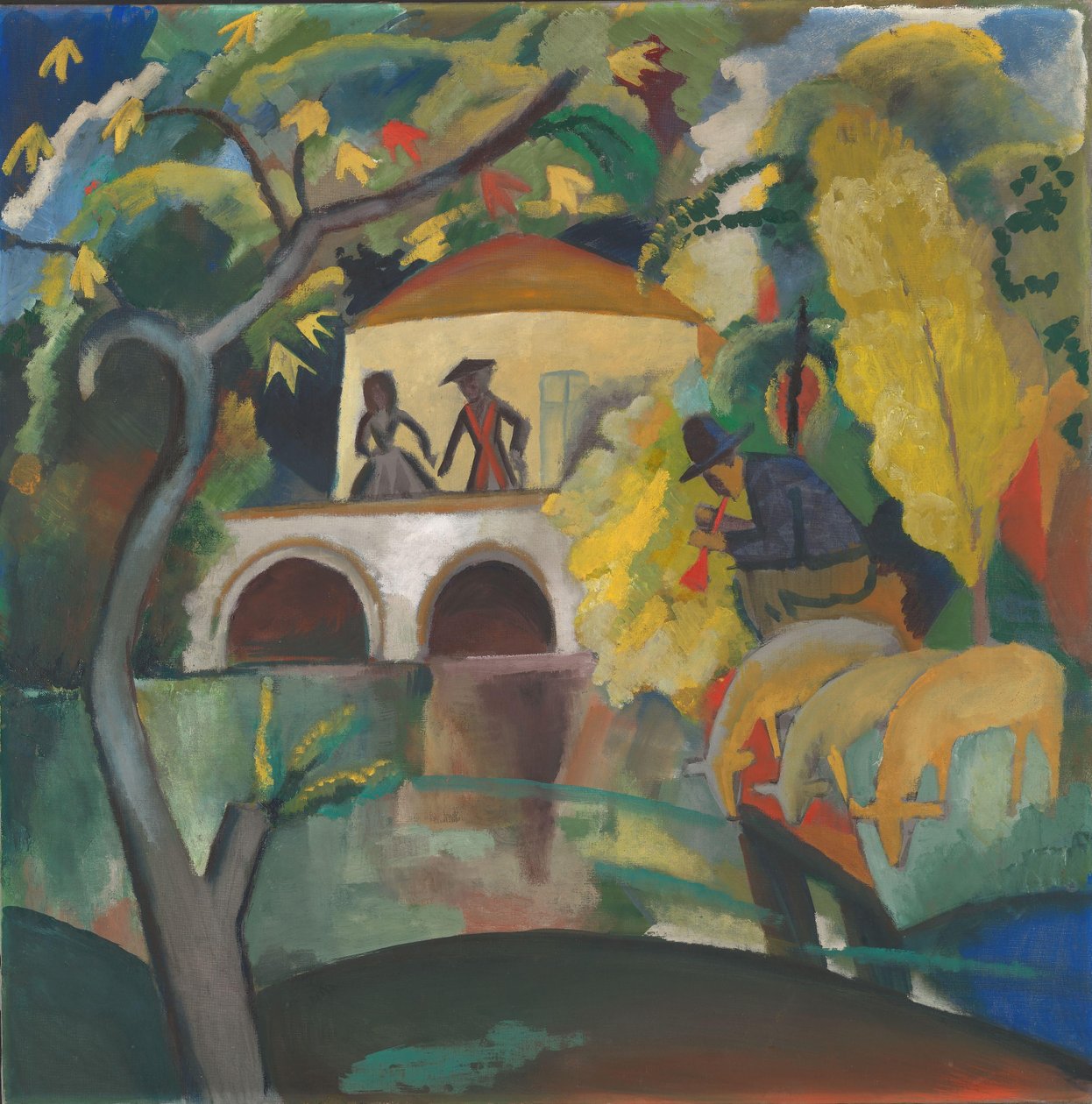Rokokó alkotó: August Macke