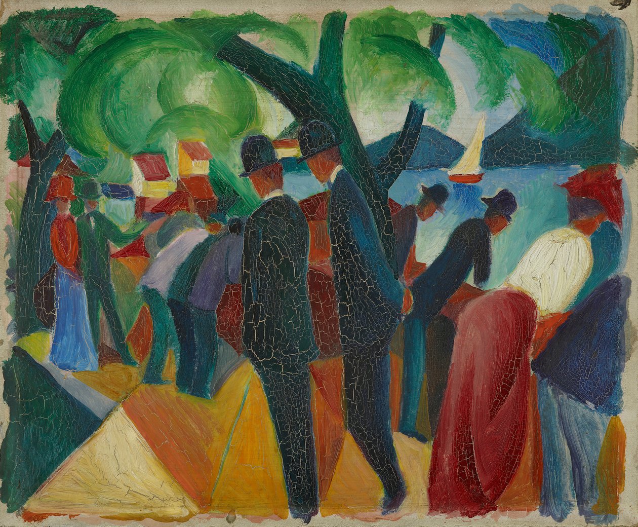 Séta a hídon alkotó: August Macke