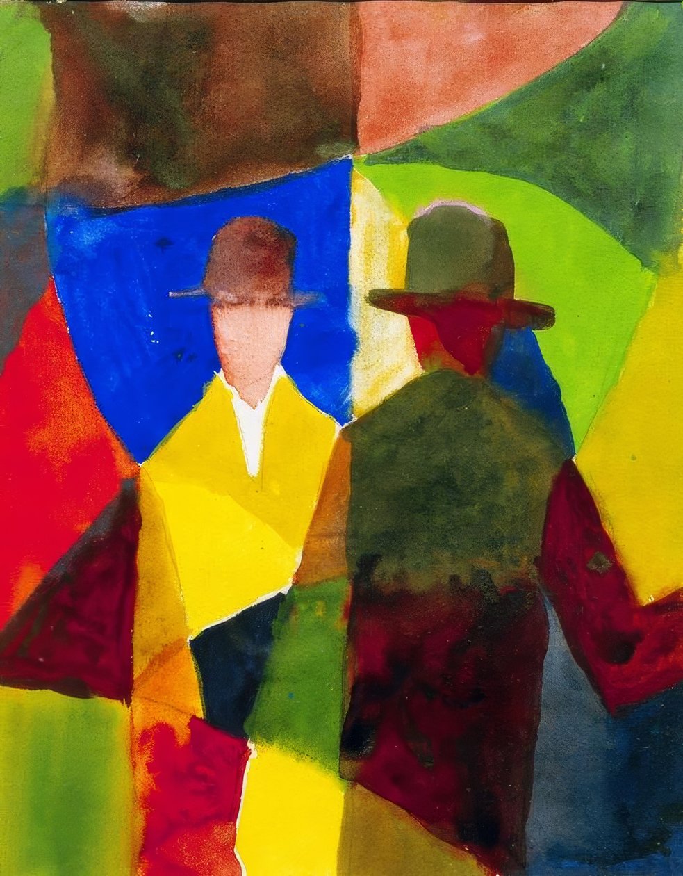 Tükörkép a kirakatban alkotó: August Macke