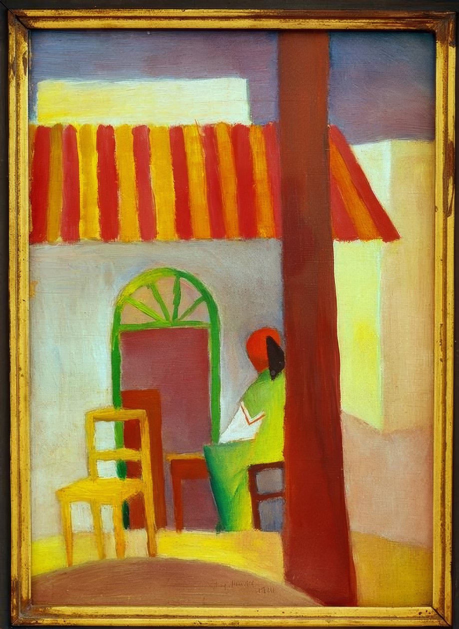 Török kávézó I. alkotó: August Macke