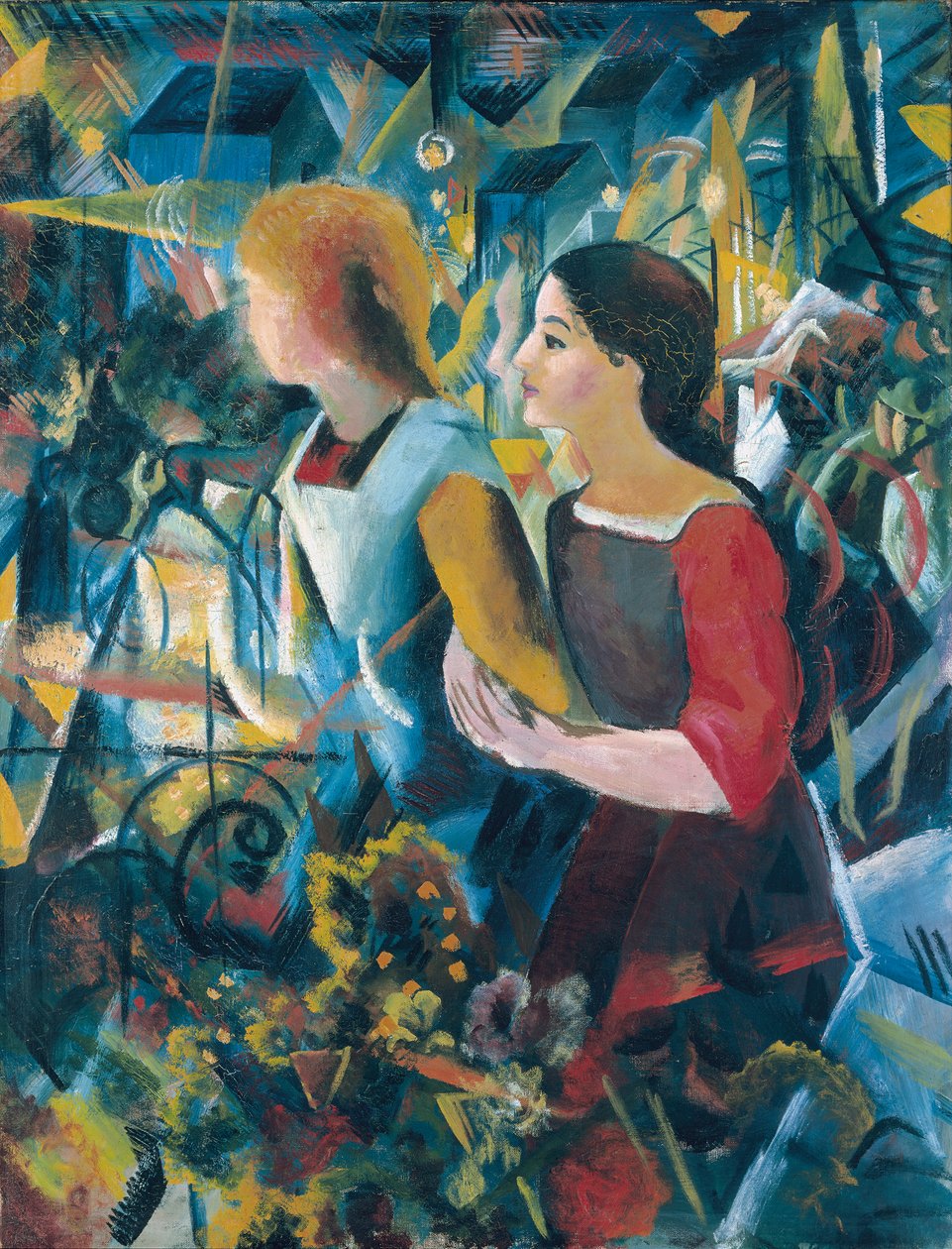 Két lány alkotó: August Macke