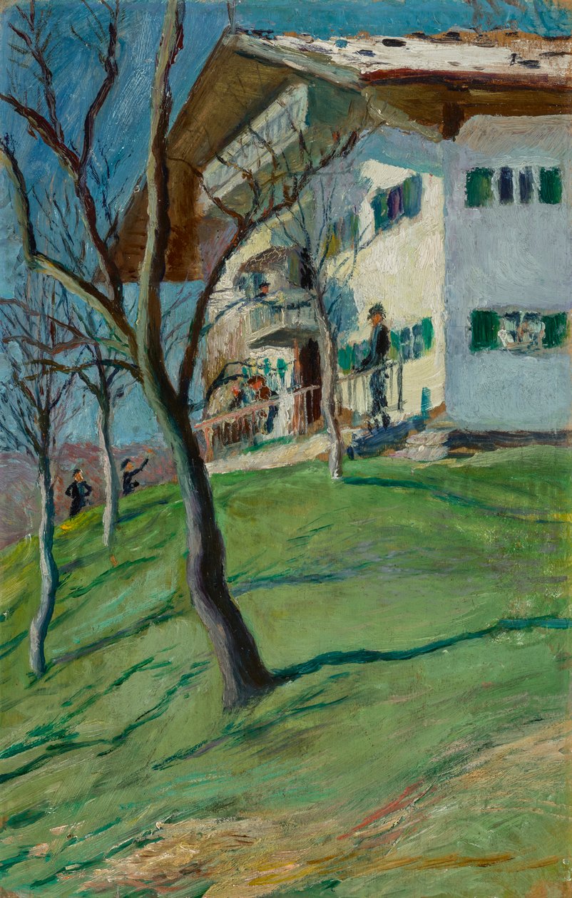 A kis házikónk Tegernsee-ben alkotó: August Macke