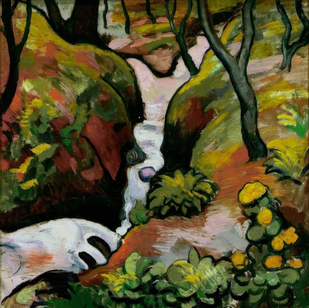 Waldbach alkotó: August Macke