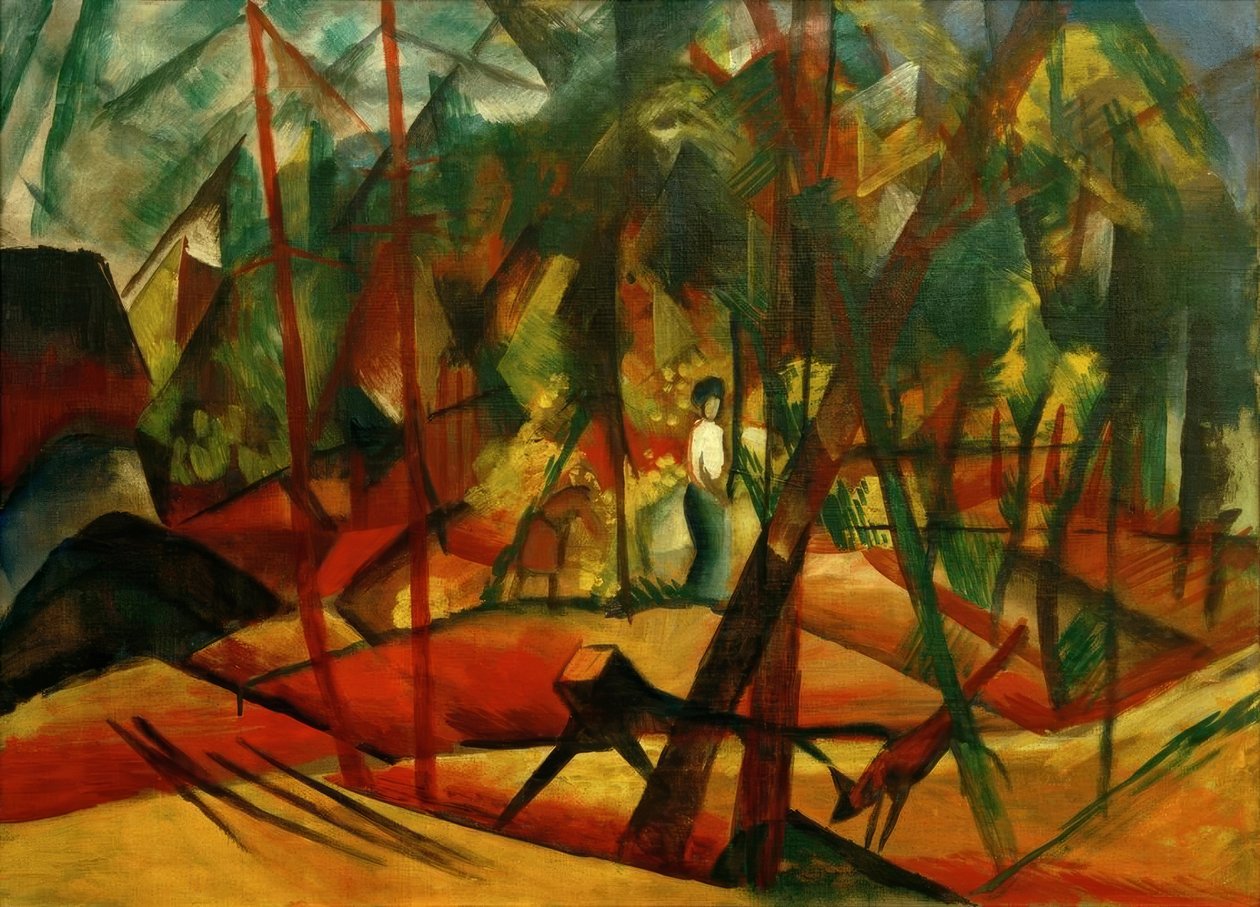 Erdei séta alkotó: August Macke