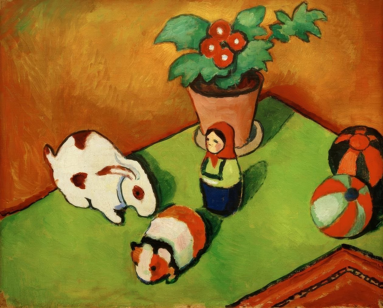 A kis Walter játékai alkotó: August Macke