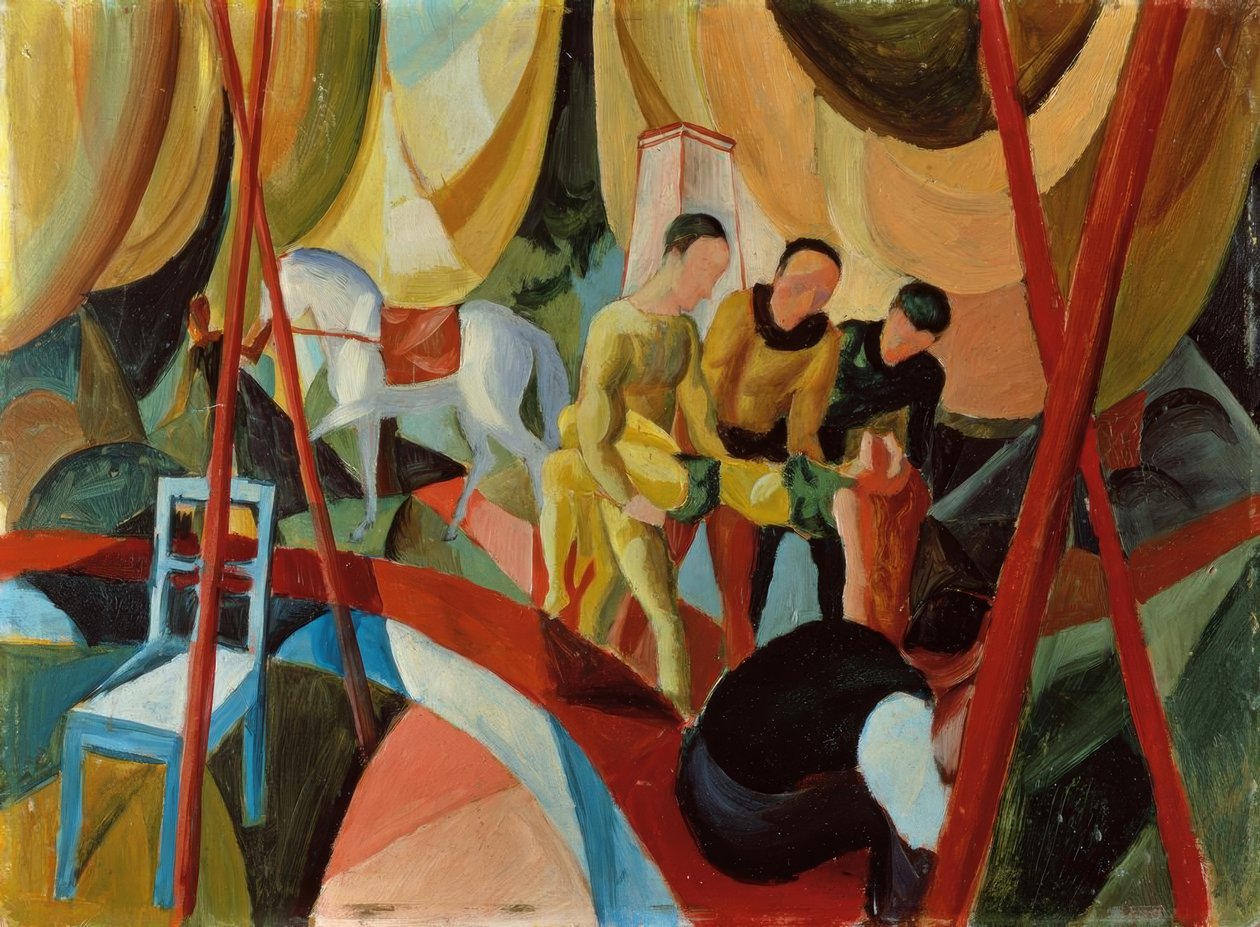 cirkusz alkotó: August Macke