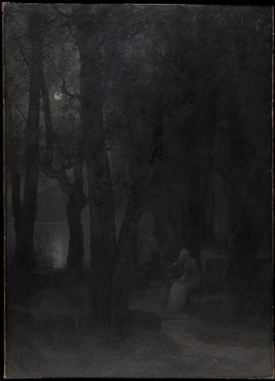 Frithiof szerencséje (a Frithiof-saga alapján) alkotó: August Malmström