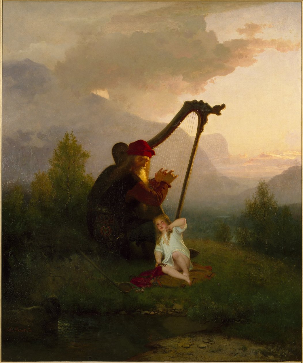 Heimer király és Aslög alkotó: August Malmström