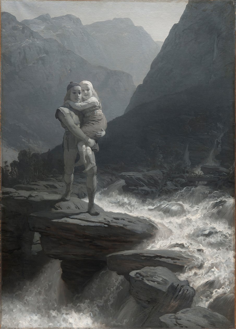 Frithiof saga: Frithiof és Ingeborg, 1880-as évek. alkotó: August Malmström