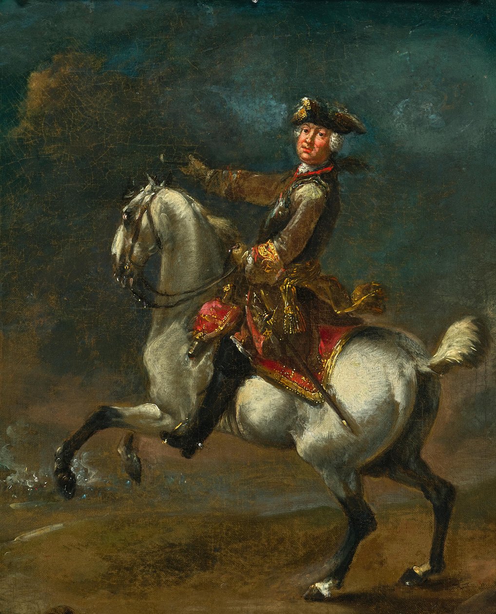 August Querfurt Karl August Friedrich waldeck-pyrmont-i herceg vázlatrajza alkotó: August Querfurt